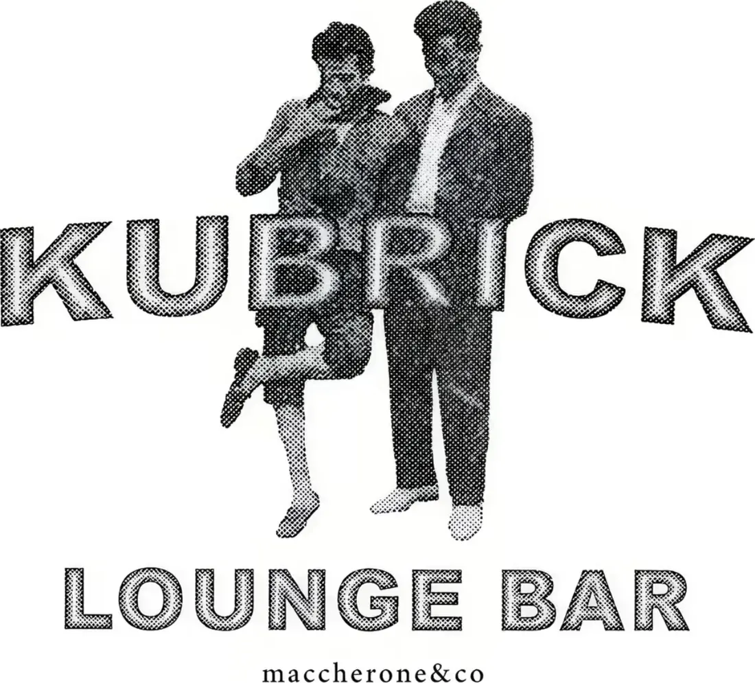 Logo Kubrick Lounge Bar, maccherone & co